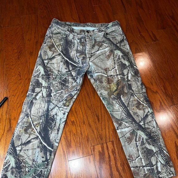 Wrangler Men's Camo Jeans 40x30 Denim - Picture 1 of 5